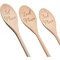 Wooden Serving Spoons, 1st, 2nd, 3rd Place, Housewarming Gift (14 In, 3 Pack)